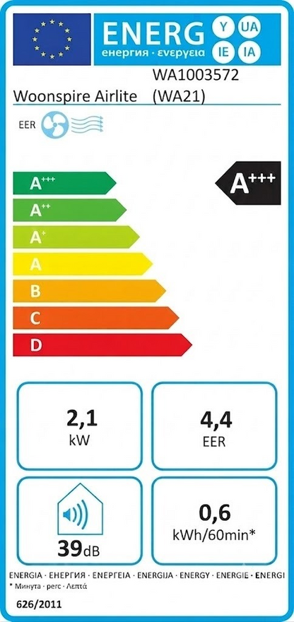 Woonspire AirLite — Compacte Luchtontvochtiger