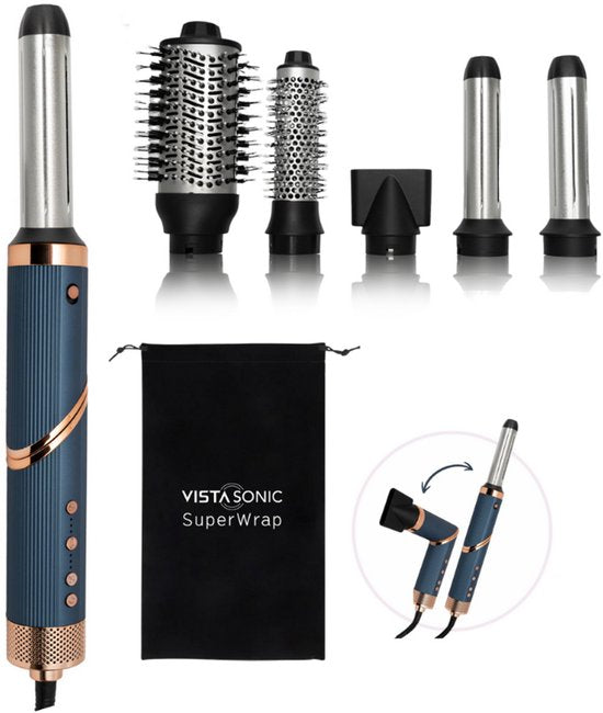 VistaSonic SuperWrap® Airstyler – Föhnborstel met Coandă Technologie
