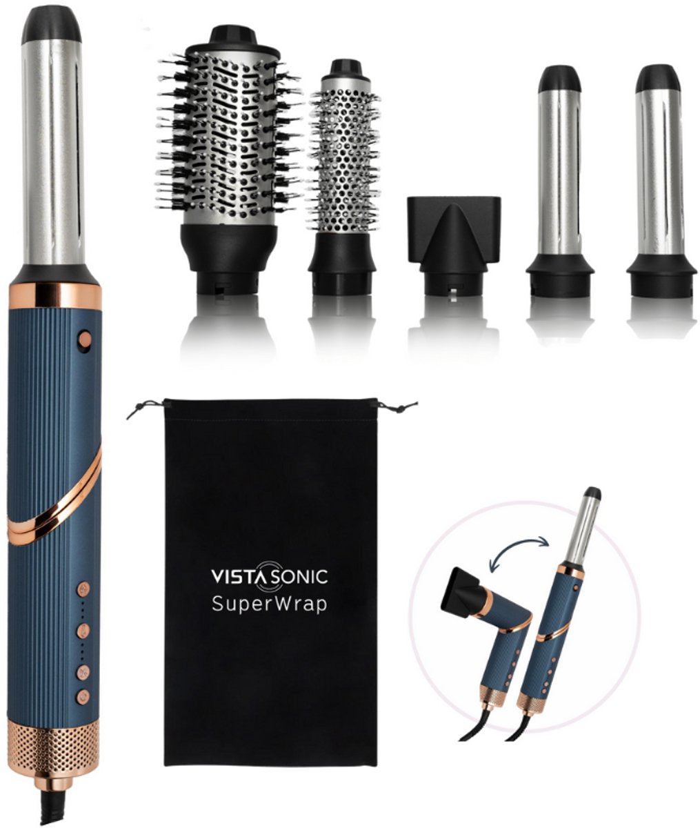 VistaSonic SuperWrap® Airstyler – Föhnborstel met Coandă Technologie
