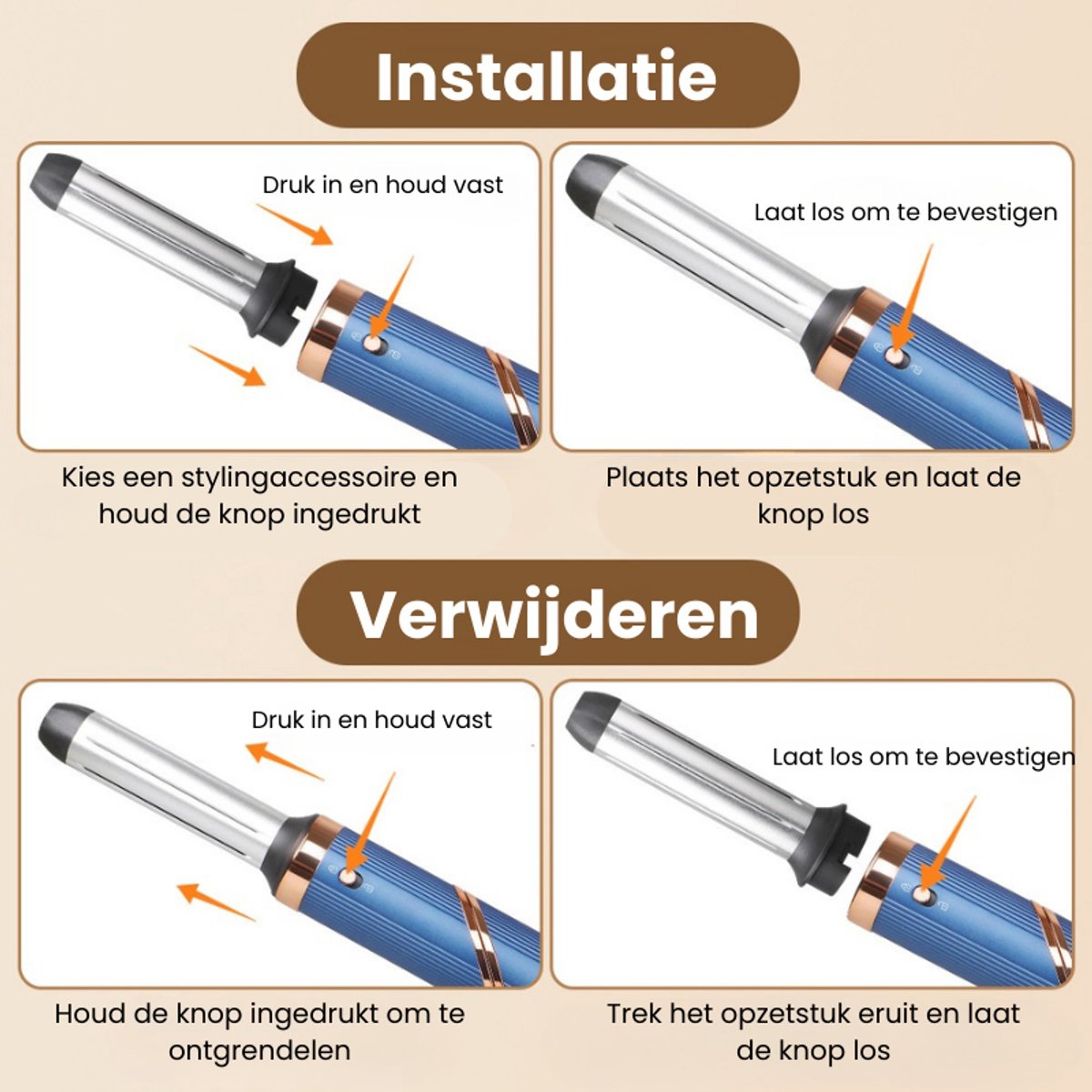 VistaSonic SuperWrap® Airstyler – Föhnborstel met Coandă Technologie