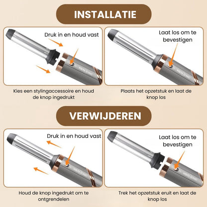 VistaSonic SuperWrap® Airstyler – Föhnborstel met Coandă Technologie