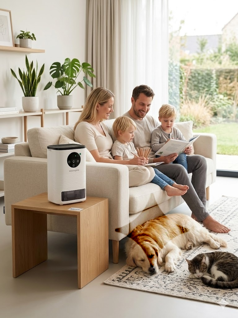 Woonspire AirLite — Compacte Luchtontvochtiger